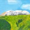 「家族で見た大山」