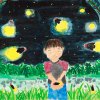 「ホタルがいっぱい、きれいだな」